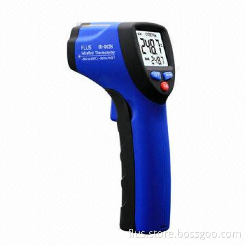 Portable thermometer, adjustable emissivity, CE/RoHS certified